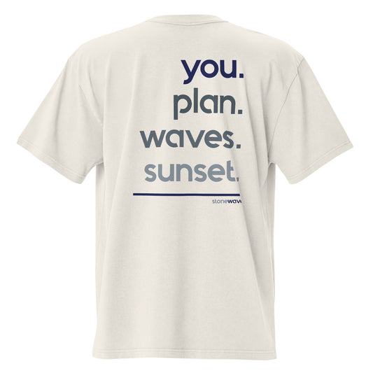 TEE OVERSIZE SUNSET STONEWAVE