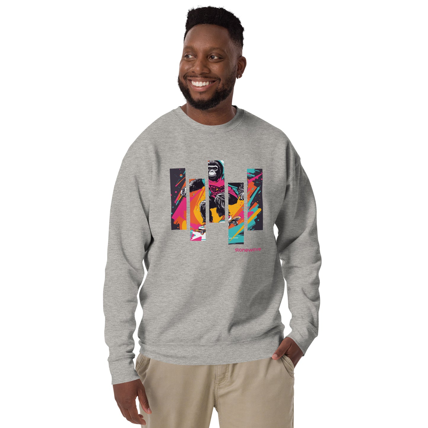 SWEAT GORILA SKATER STONEWAVE
